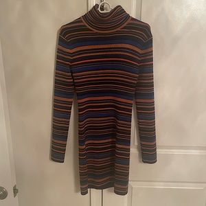 Majorelle striped sweater dress